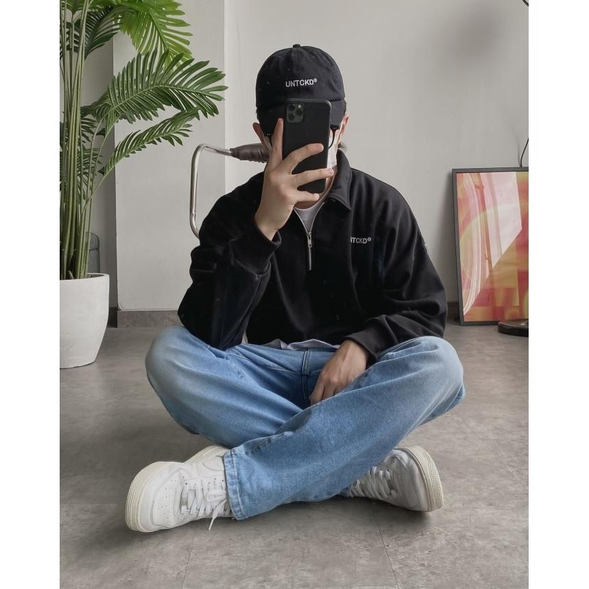 Grosir Halfzip Rugby Shirt Black