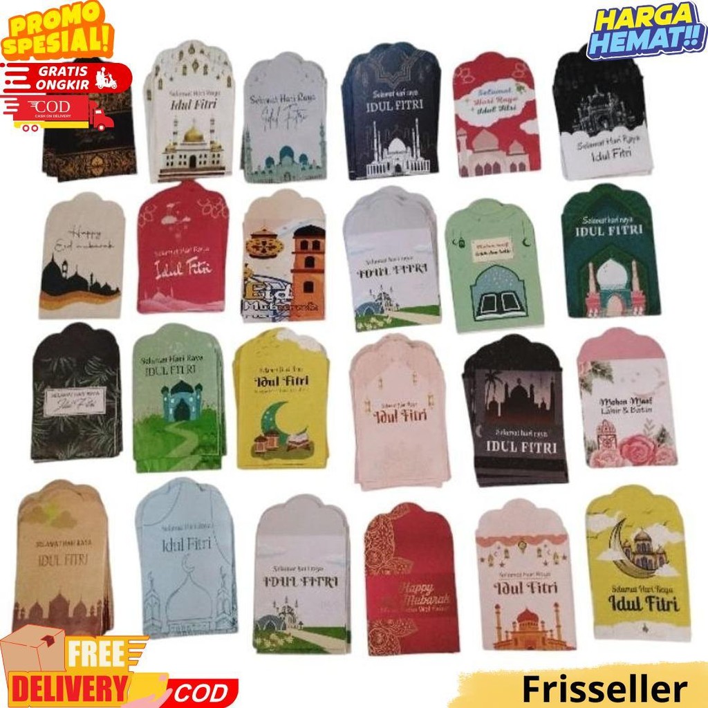 

Amplop Lebaran Siap Pakai Medium 100Pack & Jumbo Isi 50Pack D Termurah