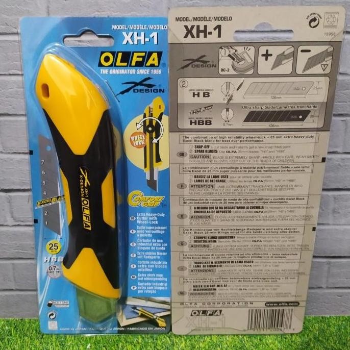 

SIAP KIRIM OLFA XH-1 PISAU CUTTER ANTI SLIP 25MM SNAP OFF BLADE CUTTER