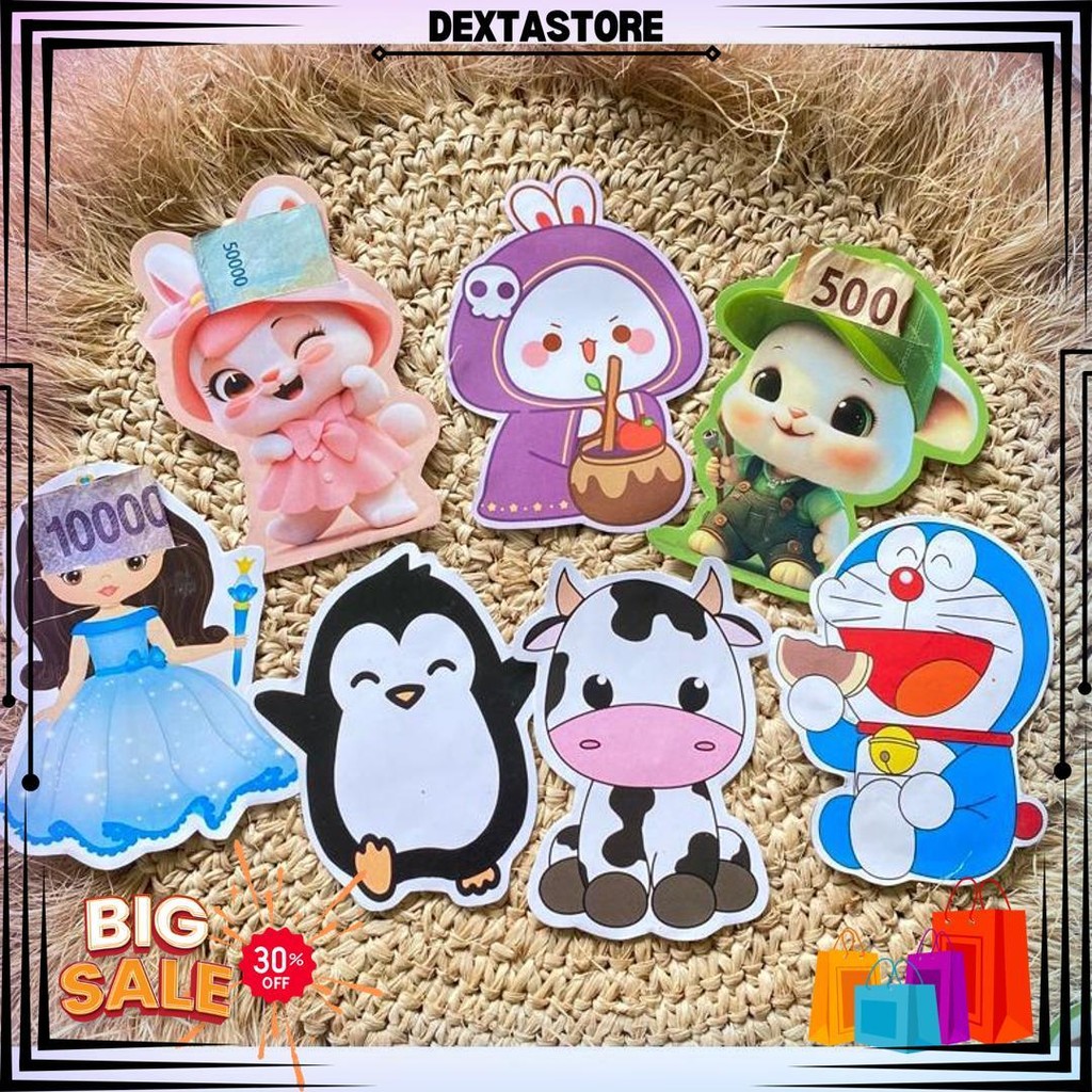 

Amplop Karakter 3D ( 1 Pack Isi 10 Pcs) Bisa Untuk Lebaran ,Imlek,Natal ,Dll D Promo 3.3