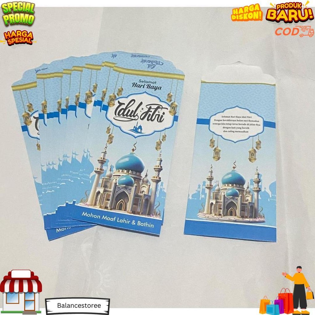 

Amplop Isi 50 Ampau Lebaran Masjid Uk Besar Lembar Uk 16X8Cm Masjid Df D Sale