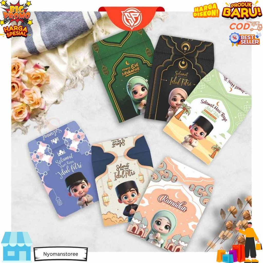 

Amplop Lebaran Hari Raya Idul Fitri Isi 10 Pcs Angpao Karakter Lucu Ramadhan 2025 Amplop Thr D Ramadhan Sale