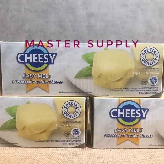 

SIAP KIRIM CHEESY EASY MELT CHEDDAR 2 KG / KEJU LELEH CHEDDAR BEST SELLER