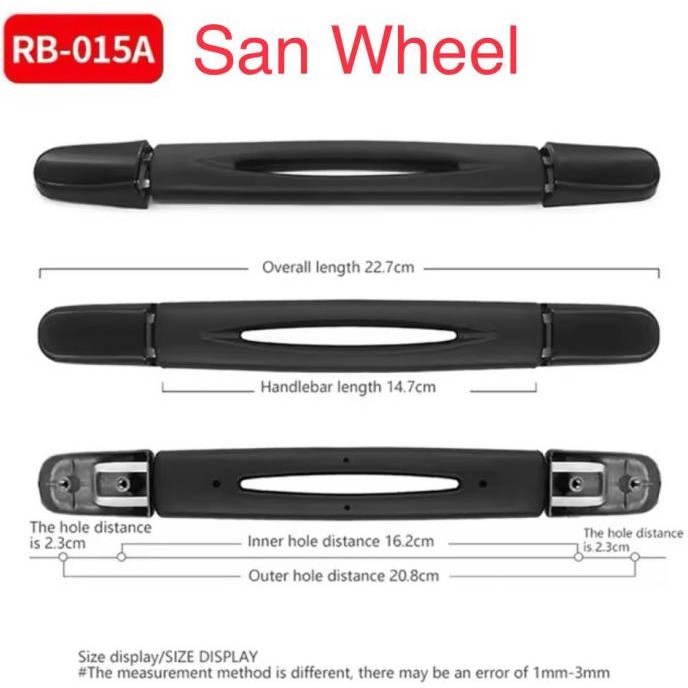 Promo Handle Handel Koper Tarikan Strap Pengganti Samsonite Dll