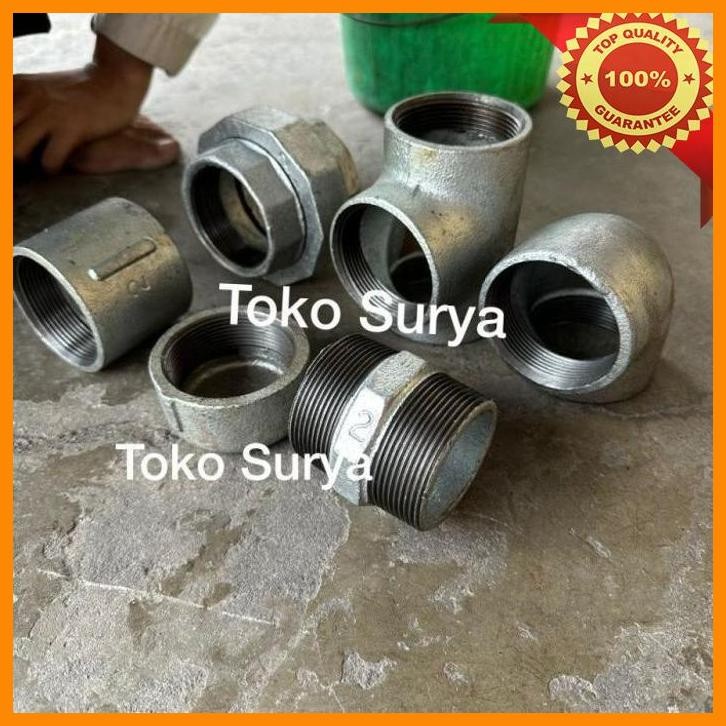 [SMM] SAMBUNGAN BESI 1/2 INCH KENI 1/2" TEE 1/2" SOK 1/2" WATERMOR 1/2" DOUBLE NEPEL BESI 1/2" SOK B