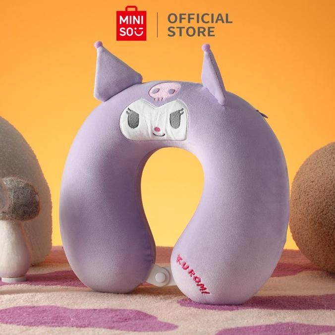 Grosir Miniso Sanrio Travel Bantal Leher Memory Bantal  Travel Pillow Lucu