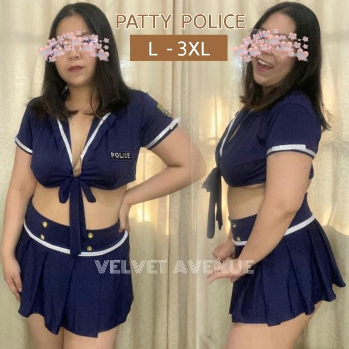 

Lingeri Wanita Polisi Lingerie Set Kostum Cosplay Police Reguler Jumbo Original