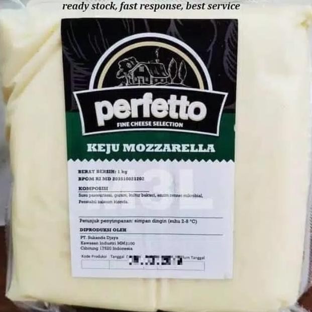 

SIAP KIRIM KEJU PERFETTO MOZARELLA 1KG