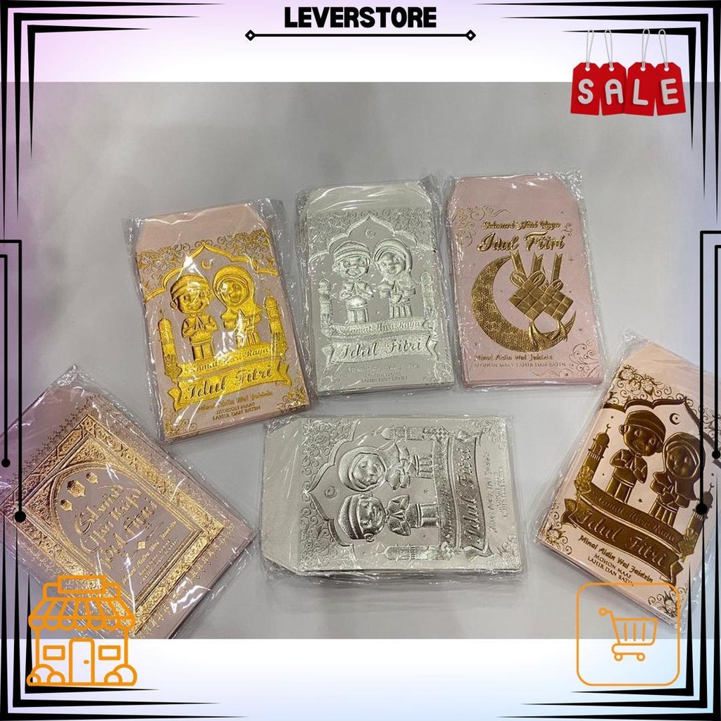 

Amplop Angpau Lebaran Motif Embos (Timbul)// Amplop Lebaran Foil D Cod