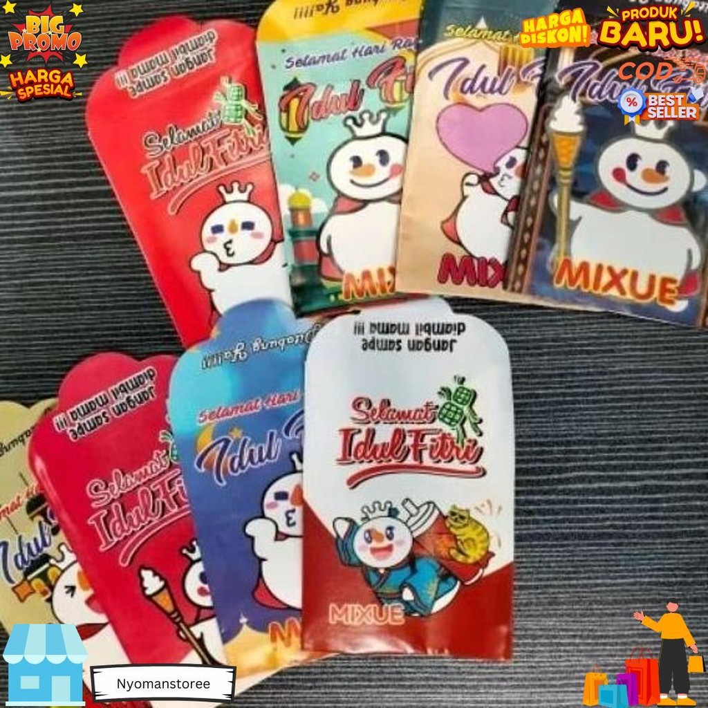 

10 Pcs Amplop Snack & Mixue Siap Pakai 7*12 Cm (Size Medium) D Termurah