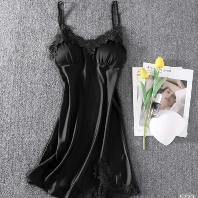 

Dress Lingerie Satin Cup Ds01 Original
