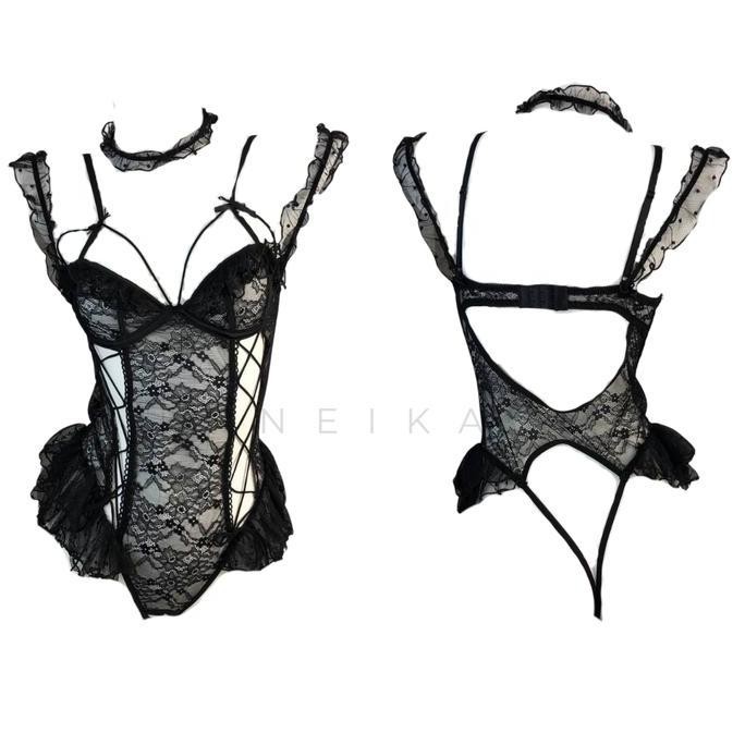 

Jillian Lingerie Bodysuit ( Ld 100-130Cm ) Lingerie Bodysuit Big Size Original