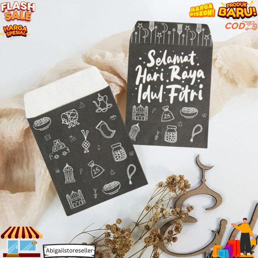 

(Isi 10,20,30,40,50 Pcs) Amplop Lebaran 2025 / Angpao Lebaran 2025 / Amplop Atau Angpao Lebaran Idul Fitri 2025 / Amplop Lebaran Murah D Cod