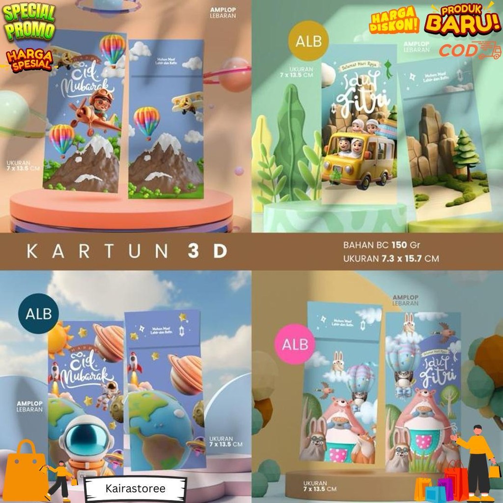 

[Cod] 20&10 Amplop Lebaran 2025 Aesthetic (4 Tema) D Promo Puncak