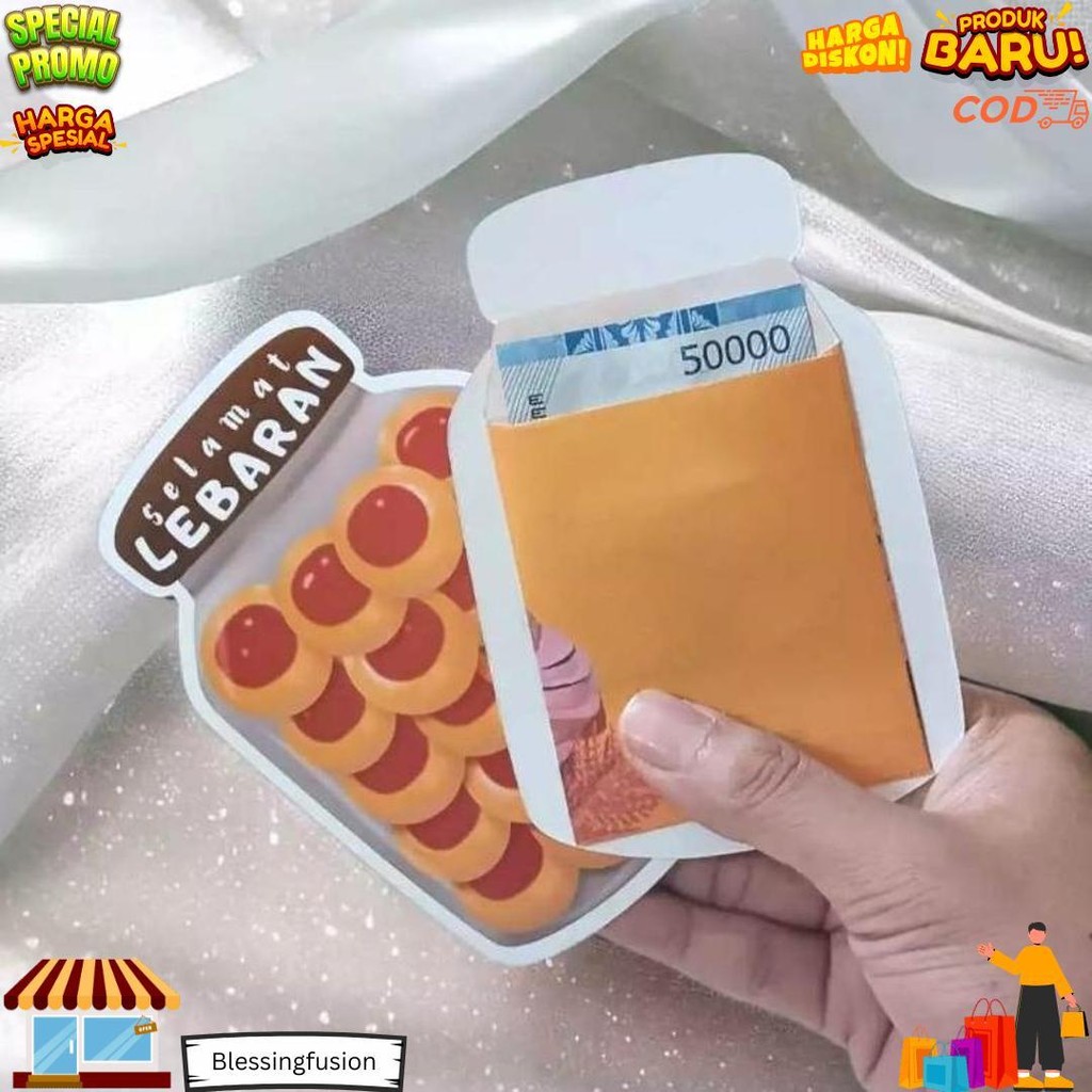 

Amplop Lebaran 2025 Unik Isi 6 Pcs Model Toples Bahan Tebal Tidak Mudah Sobek Angpao Lebaran D Cod