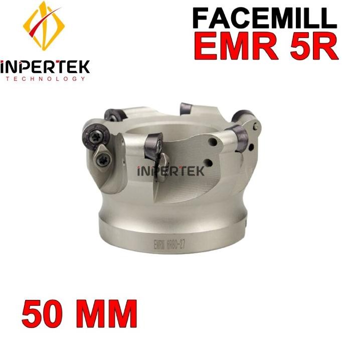 

SIAP KIRIM FACEMILL EMR 5R50-22-4T HOLDER RPMT10T3 FACEMILL 50 CUTTER MILLING