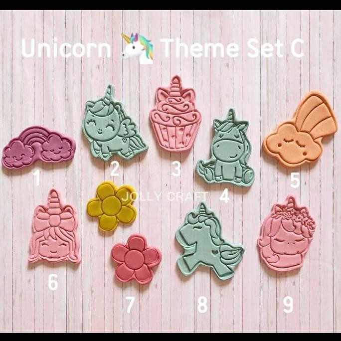 

SIAP KIRIM COOKIE CUTTER UNICORN SET C 1-9 SIZE 8 CM (DIJUAL SATUAN)