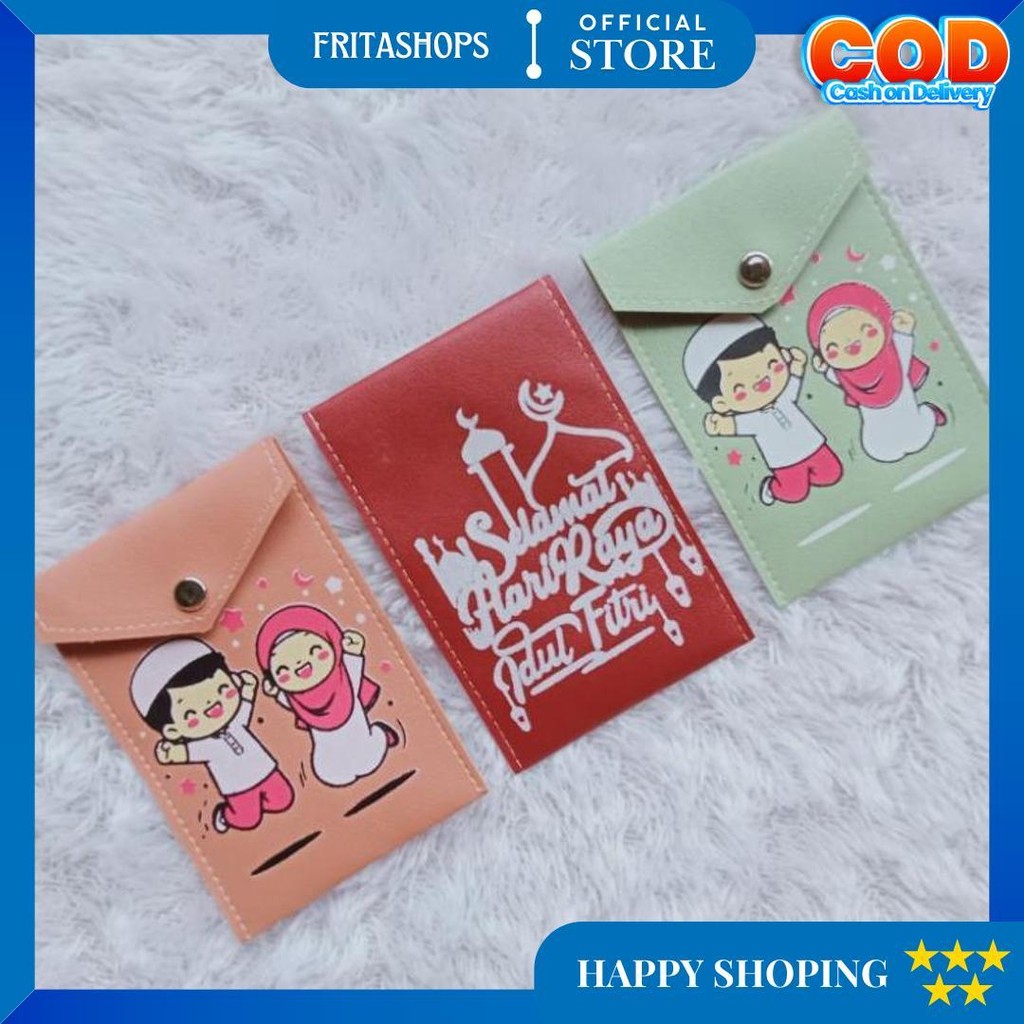 

(Dpt 12Pcs) Amplop Lebaran Potrait Kancing / Angpao Lebaran Lucu D Terlaris