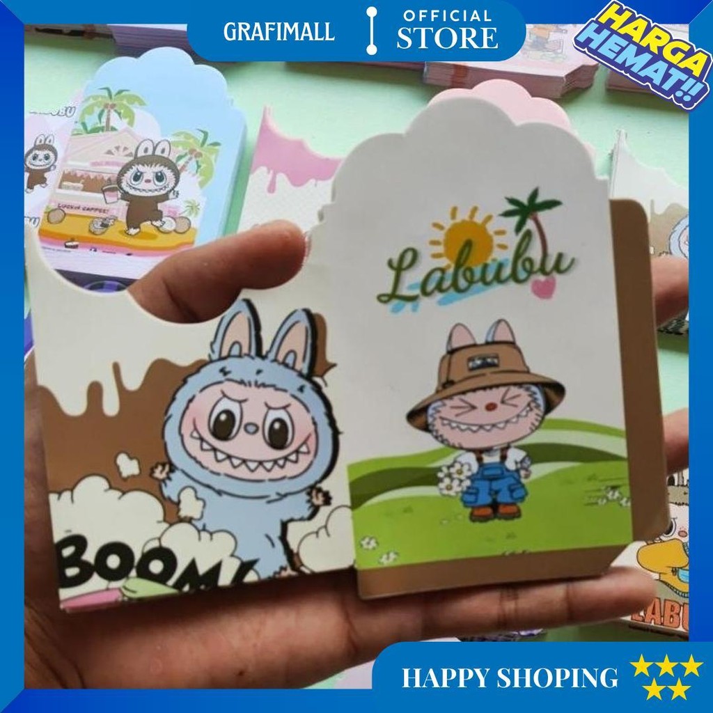 

[1000 Lembar] Amplop Labubu Medium 10 Motif D Best Seller