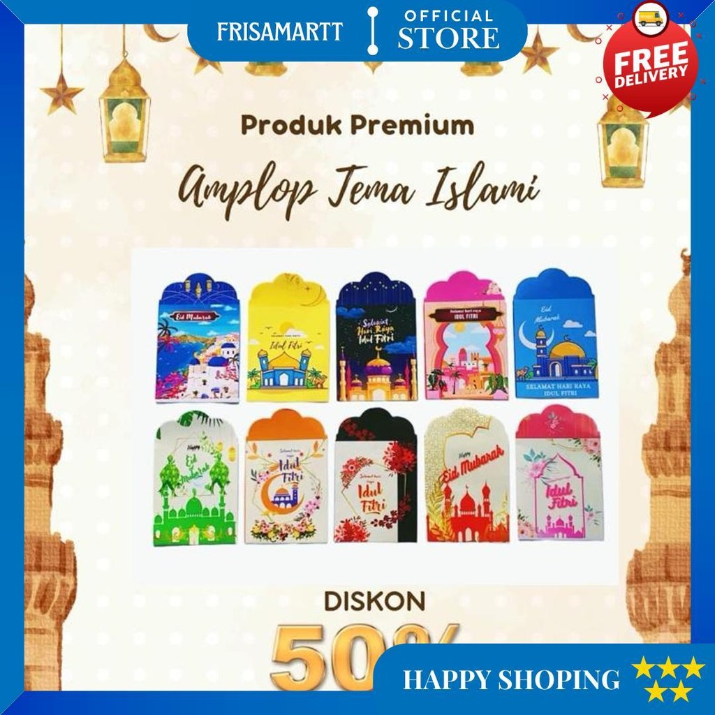 

(Paket Usaha Lebih Murah) 100Pcs Amplop Lebaran Atm/ Resto/ Muslim / Mobile Legend / Aesthetic Siap Pakai/ Siap D Sale