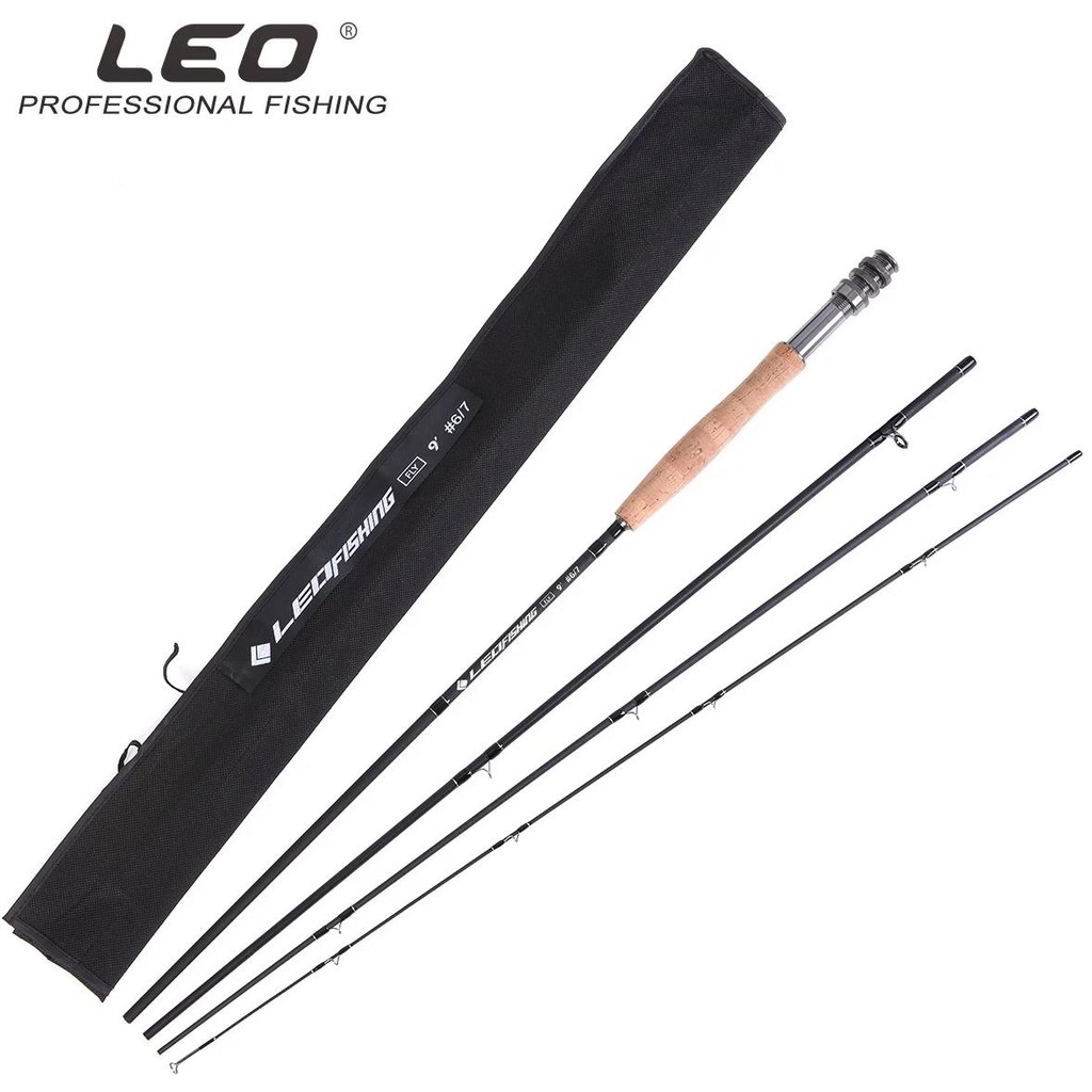 New Arrival Leo Fly Fishing Rod Several Secions Telescopic Rod 4 Size High Carbon Flying Rod Super L