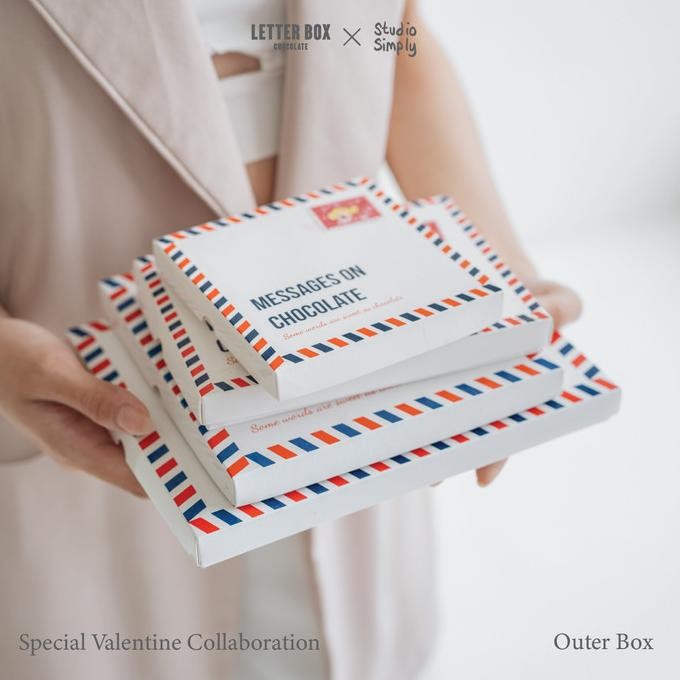 

Murah Kado Coklat Valentine Box 6Pcs - Letter Box - Paket Valentine