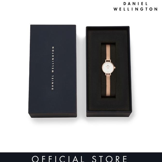 Promo Daniel Wellington Petite Mini White Melrose Rose Gold (19) - Dw00100744