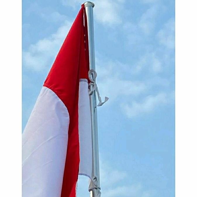 Best Seller, Tiang Bendera Stainless Steel 1" Panjanjang 3 Meter Tebal 0.6 17 Agustus Kemerdekaan In