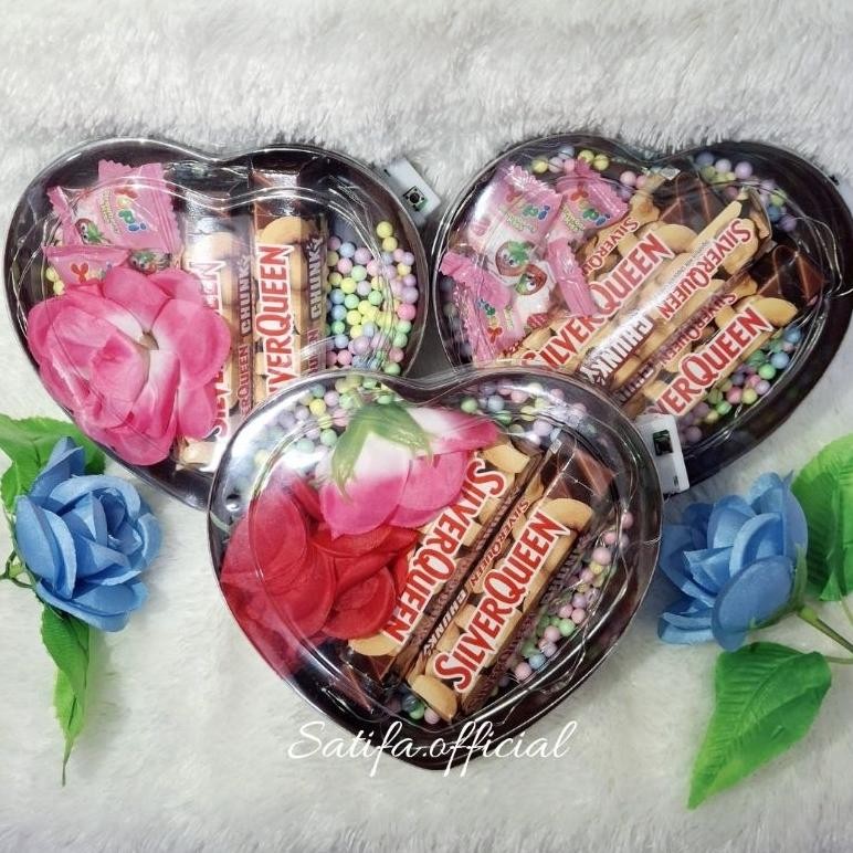 VIRAL Hadiah Unik Coklat Love Silverqueen Chunky Bar / Valentine Gift Hadiah Ulang Tahun / Hampers W
