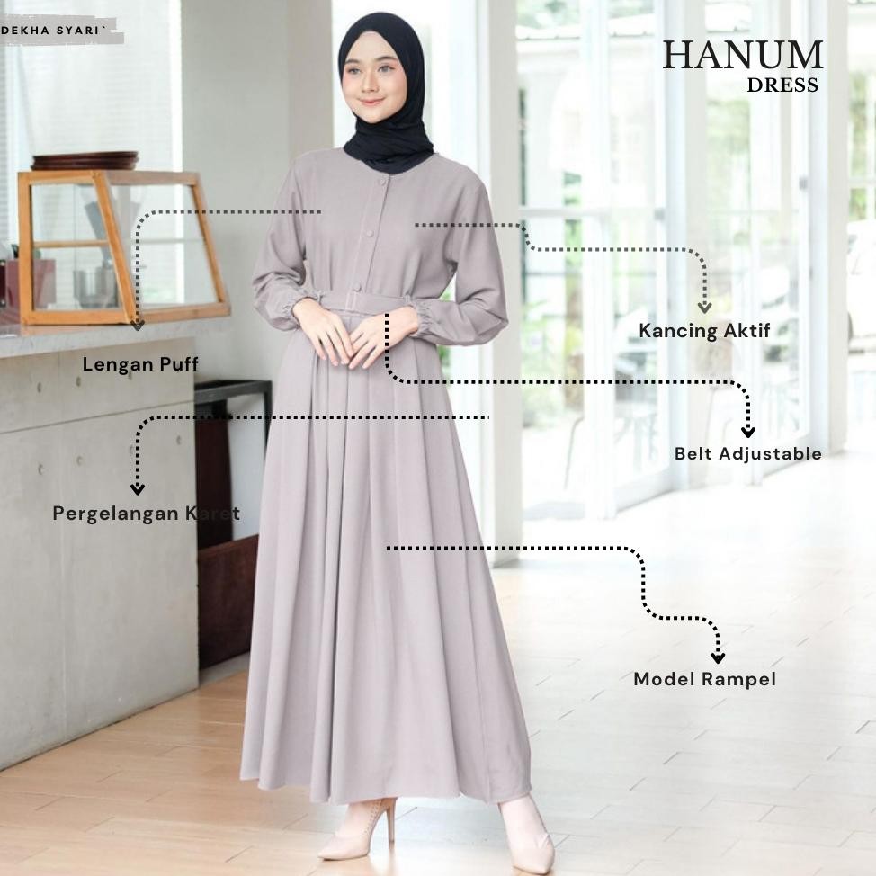 PROMO Gamis Remaja Kekinian Korean Style Dress Korean Style Muslim Rayon Twill Premium Ori Terbaru 2