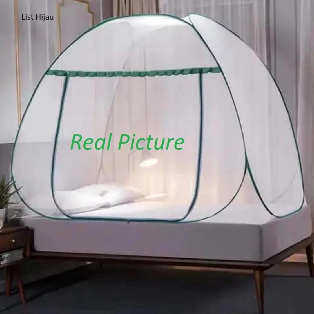 ORIGINAL KELAMBU LIPAT KELAMBU TENDA KELAMBU JUMBO UKURAN 160X200 180X200 200X200 fb-4