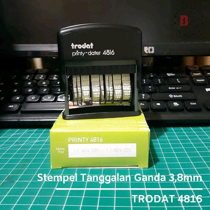 

STEMPEL TANGGAL EXPIRED DATE TANGGAL GANDA DOUBLE TRODAT PRINTY DATER 4816