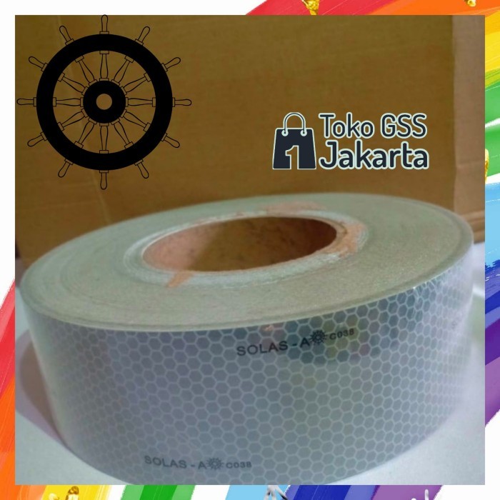 

REFLECTIVE SCOTLIGHT SOLAS TAPE RETRO IMPA330189,STIKER SILVER MARINE