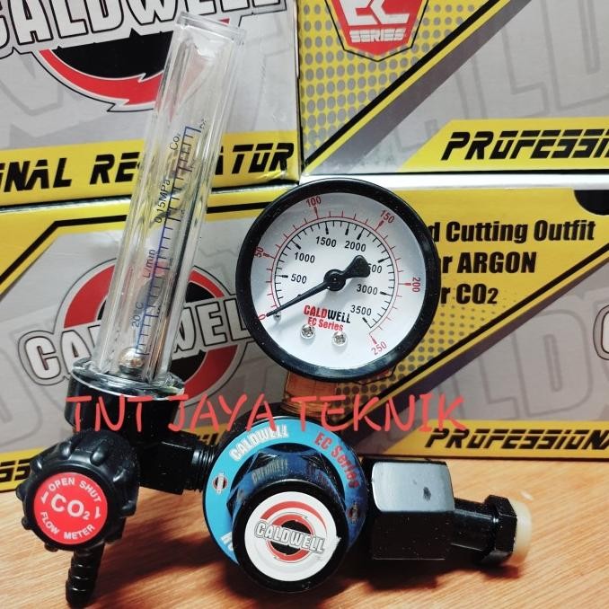 regulator las caldwell co2 / regulator co2 / regulator welding co2 stok terbatas