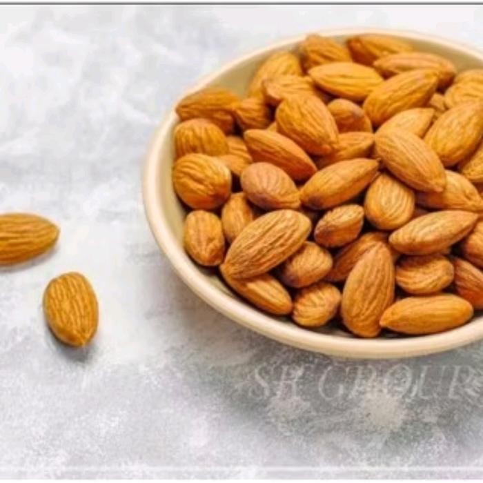 

Terbaru!! Kacang Almond Roasted 1 Kg Kacang Almond Original Panggang Snacks Kacang Almond Kupas