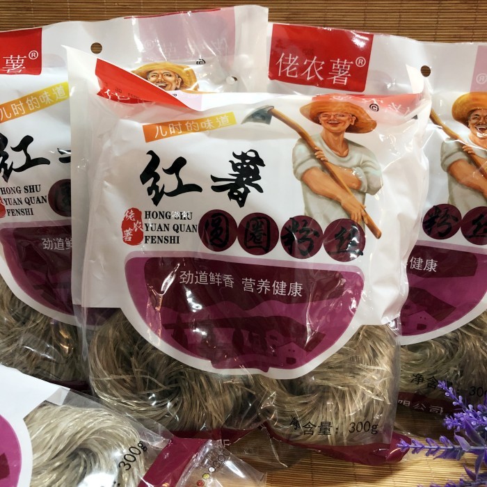 

Mie Ubi Merah Potato Noodle Gulung Hong Shu Fen