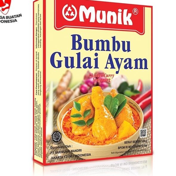 

Tm Bumbu Maa Nt Bumbu Muni Gulai Ayam 100 Gr Pati Ena