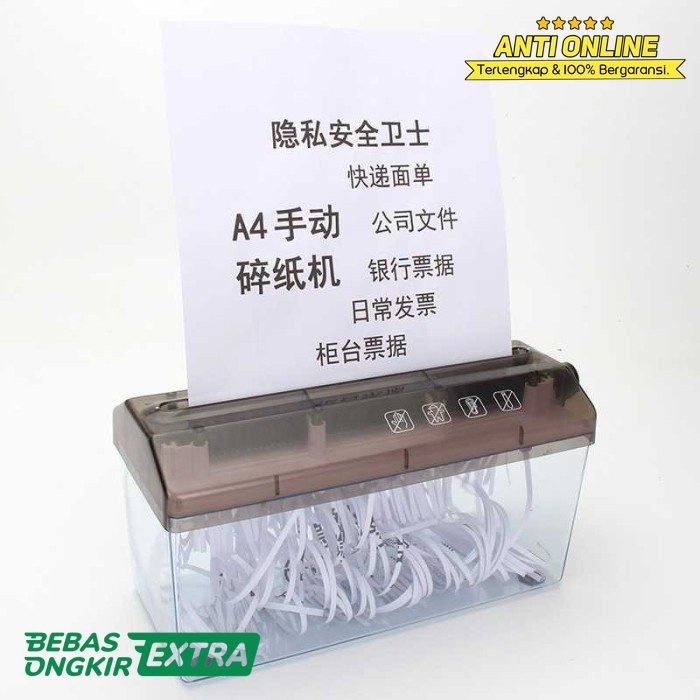 

Mesin Alat Penghancur Kertas Packing Elektrik MINI USB PAPER SHREDDER