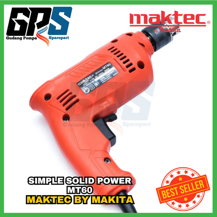 [MAKTEC] MESIN BOR TANGAN MAKTEC MT60