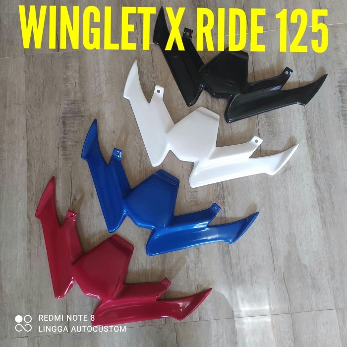 Winglet Yamaha X Ride 125 Panel Sayap Cover Variasi Modif Xride X-Ride