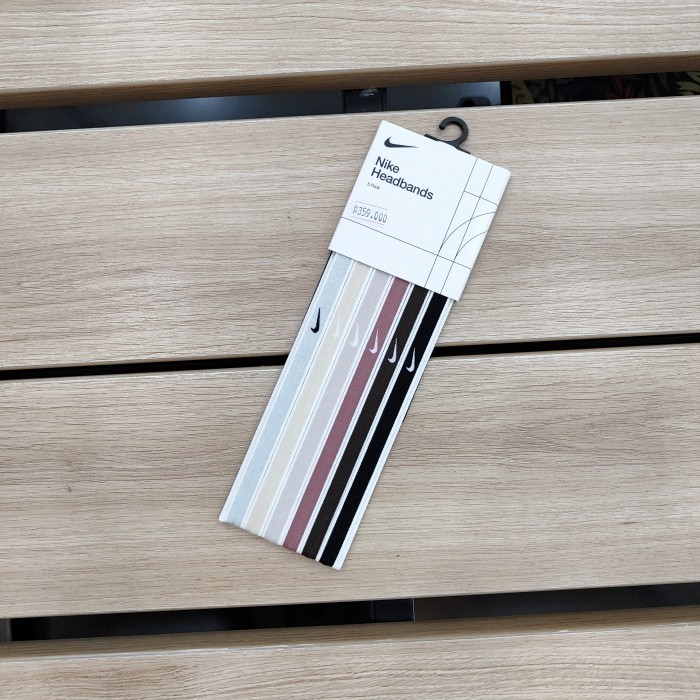Ikat Kepala - NIKE Swoosh SPO Headbands 2.0 (6 pcs) - BLACK/ GREY