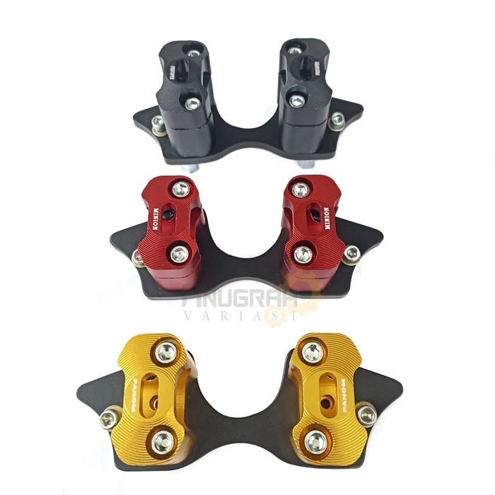 Breket Dudukan Plus Raiser Stang Rzr Fatbar Baplang Yamaha R15 V3 Vva