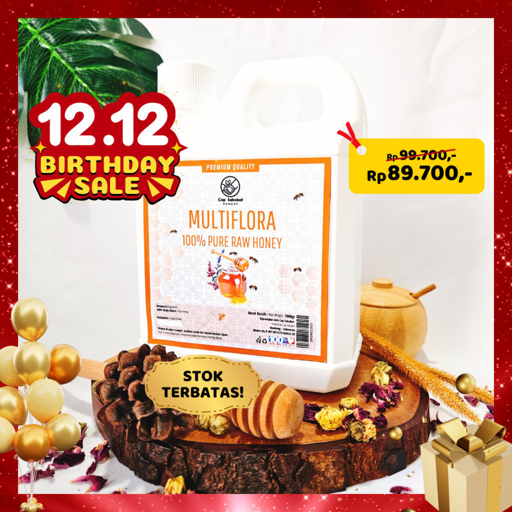 

1kg Madu Hutan Murni Asli / Natural Pure Raw Honey / Variant Nektar Madu / 100% PREMIUM QUALITY