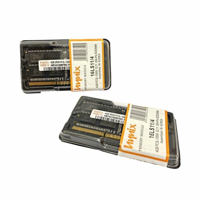 Hynix Ram 4Gb Ddr3L Pc-12800/So-Dimm 4Gb Pc-12800 Ddr3L Original