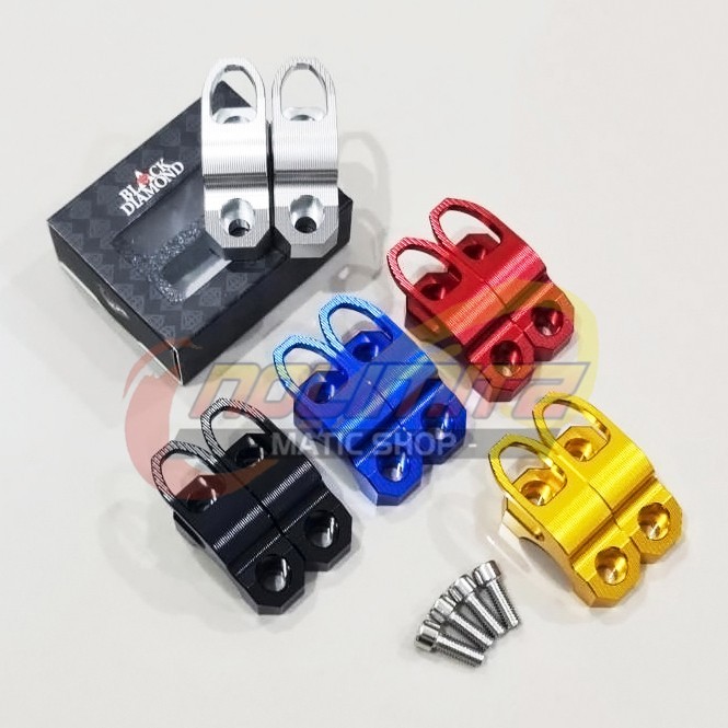 Hook Black Diamond Bl-067 Gantungan Barang Stang Spion Adv Pcx 150 160