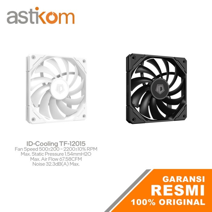 Fan Case Id-Cooling Tf-12015-K Black Tf-12015-W White Slim Pwm