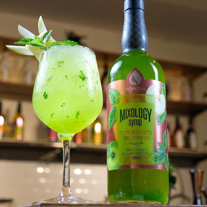 

POMONA Pulpy Green Apple Syrup