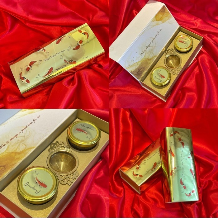 

Nowtea Koi Hamper Gift Tea Set Premium Tea Hadiah CNY Hamper Imlek