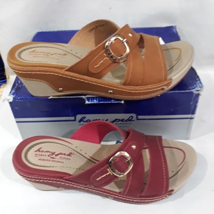 Best Item, Sandal Wedges Wanita Homyped Carleta N77 Original