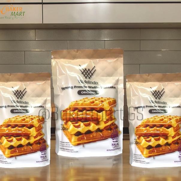 

Wafelindo Tepung Pre Waffle Dan Pancae 300 Gram